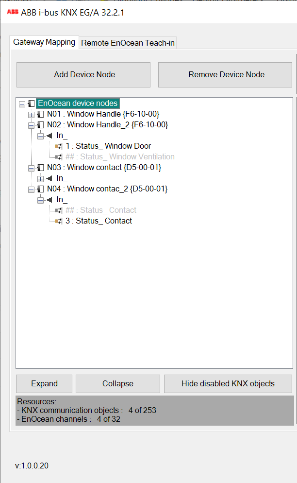 Invert Window Sensor state for ABB EnOcean Gateway