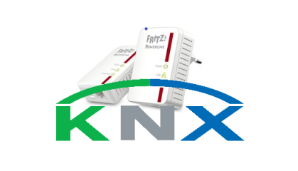 KNX with a power-line IP backbone